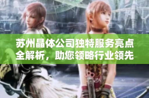 苏州晶体公司独特服务亮点全解析，助您领略行业领先优势