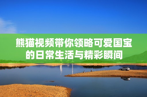 熊猫视频带你领略可爱国宝的日常生活与精彩瞬间