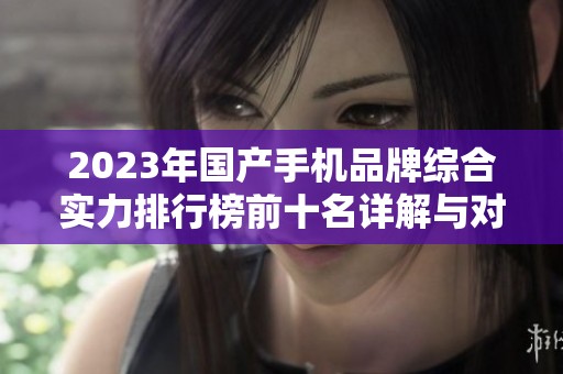 2023年国产手机品牌综合实力排行榜前十名详解与对比分析