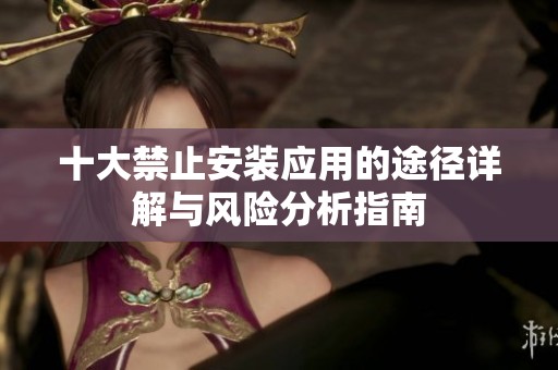 十大禁止安装应用的途径详解与风险分析指南