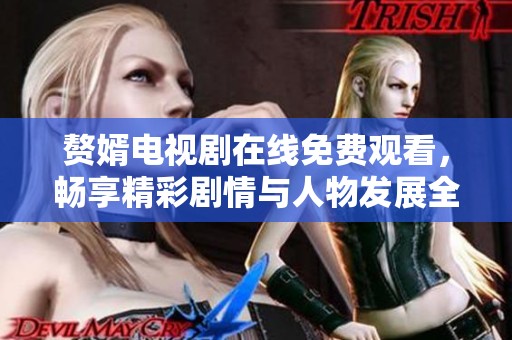 赘婿电视剧在线免费观看，畅享精彩剧情与人物发展全解析