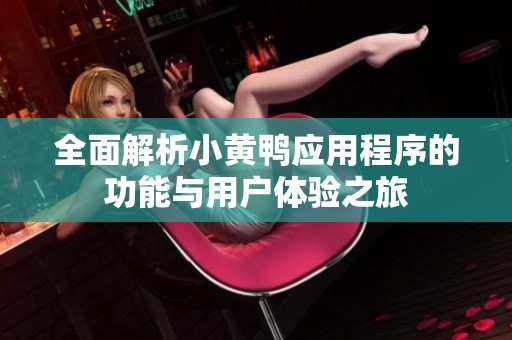 全面解析小黄鸭应用程序的功能与用户体验之旅