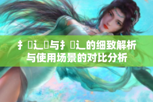 扌喿辶畑与扌喿辶的细致解析与使用场景的对比分析
