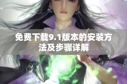 免费下载9.1版本的安装方法及步骤详解