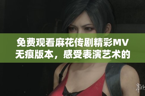 免费观看麻花传剧精彩MV无痕版本，感受表演艺术的魅力